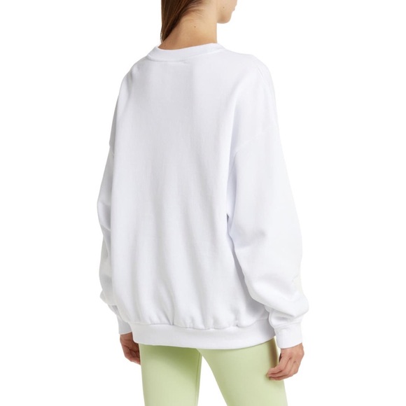 Alo Yoga Accolade Crew Neck Pullover White S - Picture 2 of 15